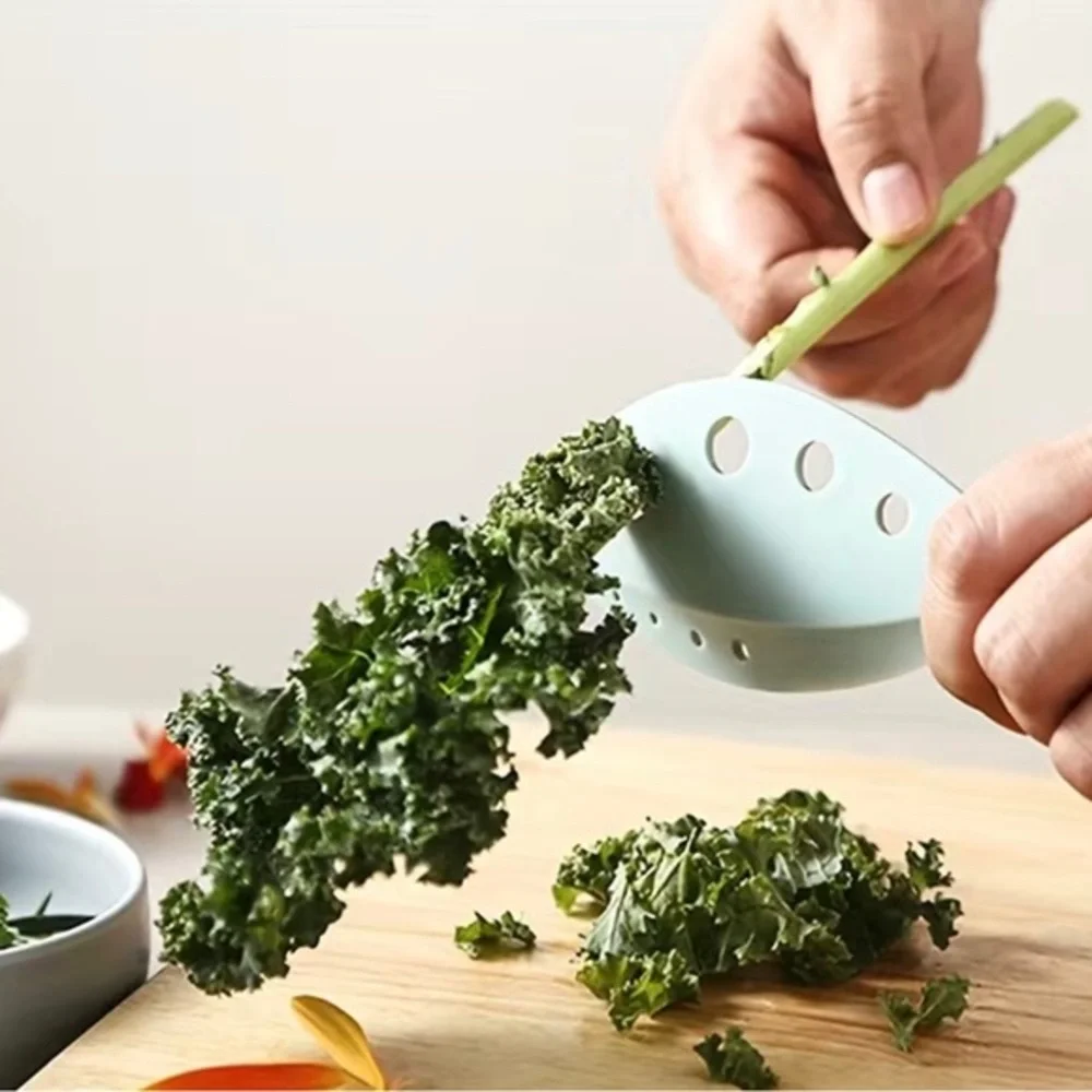 💠NEW💠 1pc, Leaf Stripper  Kitchen Vegetable Leaf Stripper Plastic Leaf Peeler